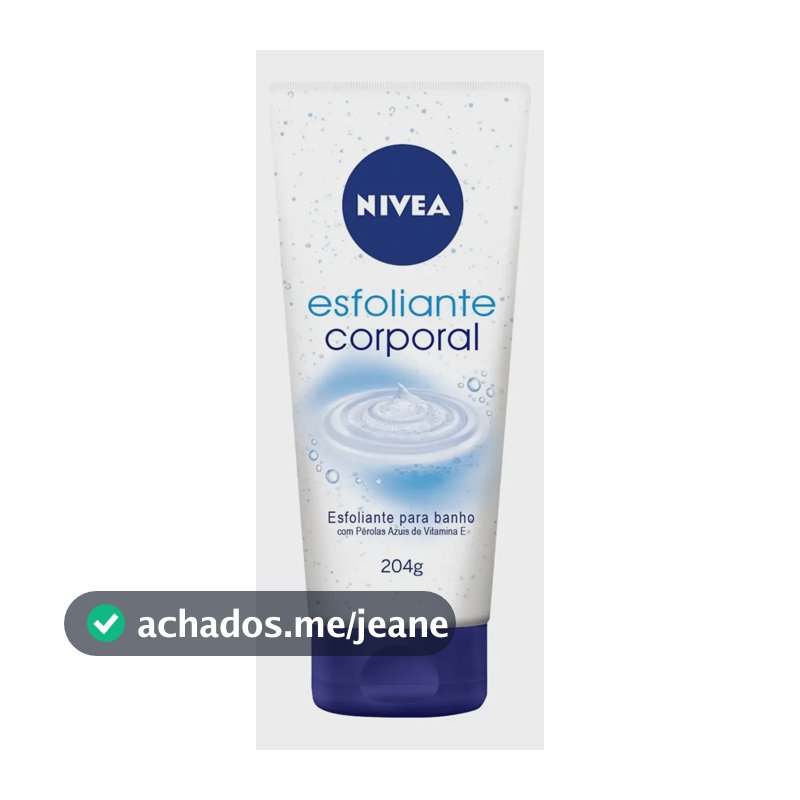 Esfoliante Corporal Para Banho Vitamina E 200ml Nivea