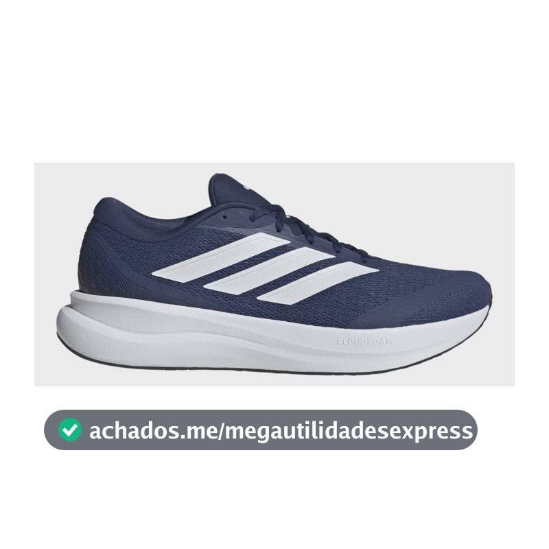 Tênis De Corrida Masculino Runfalcon 6 Cloudfoam adidas Azul Liso 39 Br