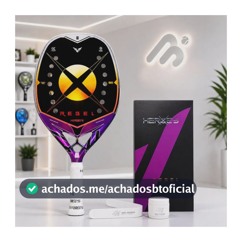 Raquete De Beach Tennis Heroe's Rebel 3k 26 + Tratamento