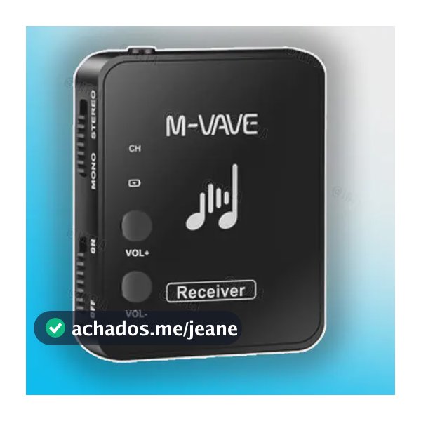 Receptor M-Vave WP-10 Monitor de Palco Preto P2 Passivo 40mW