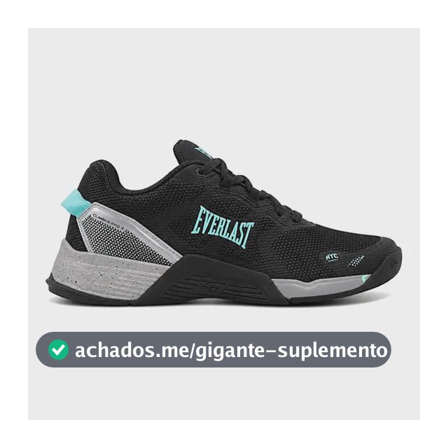 Tenis Crossfit Feminino Everlast Climber Pro 3 Preto E Verde Preto E Verde Liso 36 Br