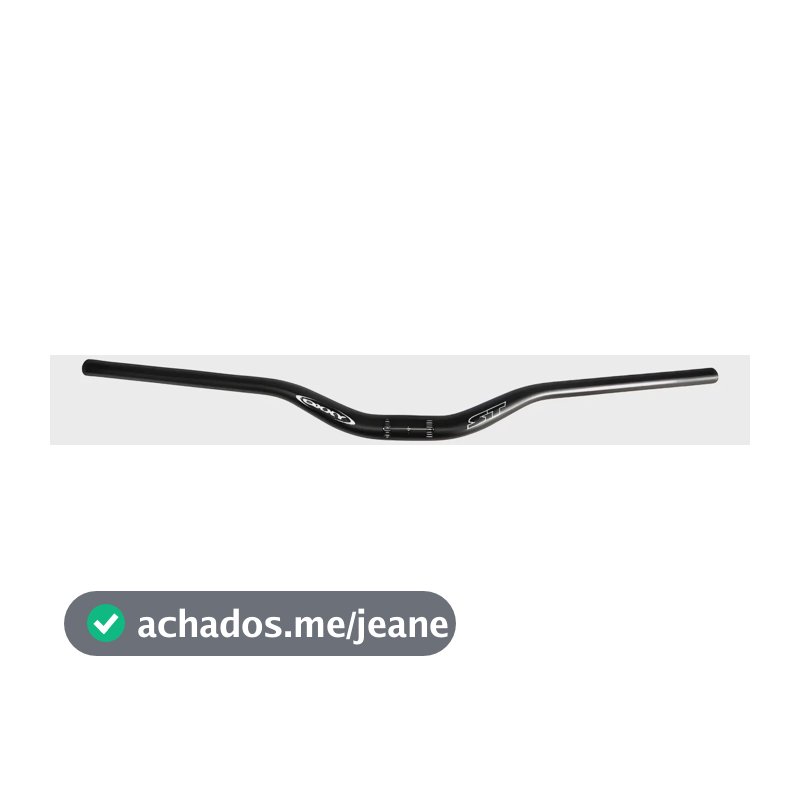 Guidão Oxxy Bike Street Preto 31,8x800mm Rise 40mm Preto