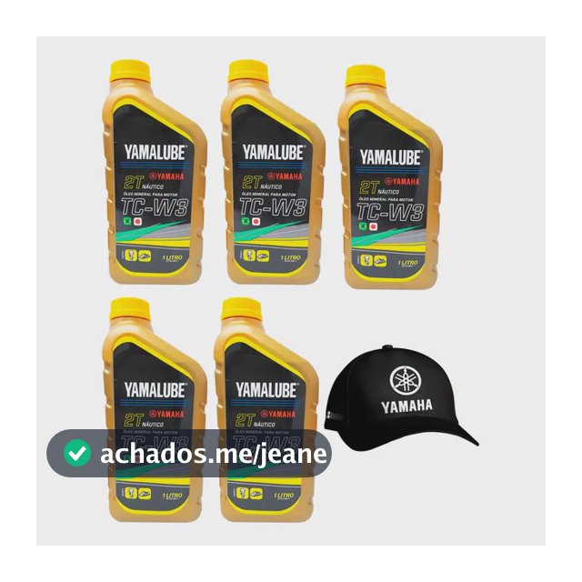 Óleo Náutico Tcw3 2t Yamalube Kit 5l Grátis Boné Yamaha