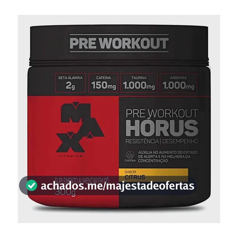 Suplemento em Pó Horus Max Titanium 300 G Citrus