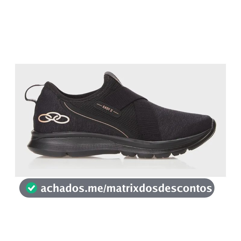 Tênis Feminino Easy 2 Olympikus Preto/dusty Liso 36