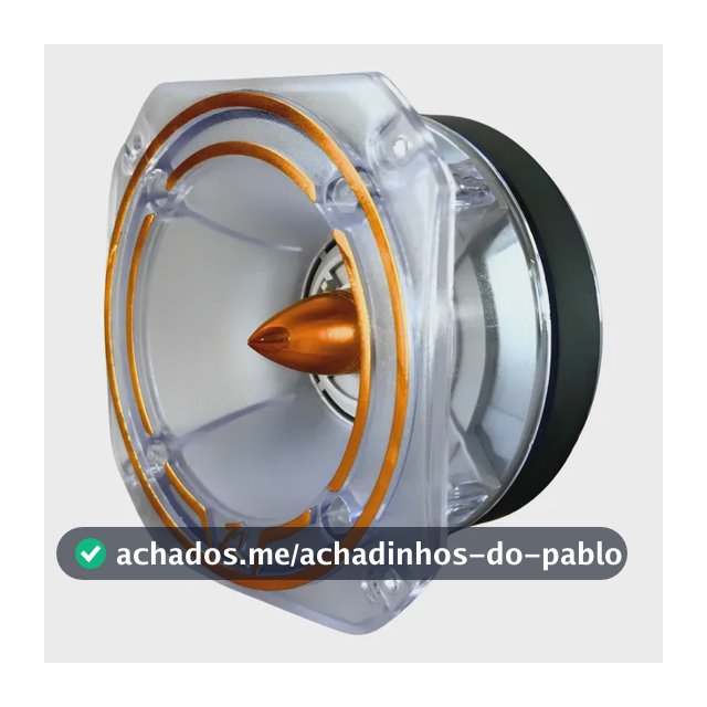 Super Tweeter Driver Z1 Zetta Audio Dtz300 Acrílico/dourado Dourado