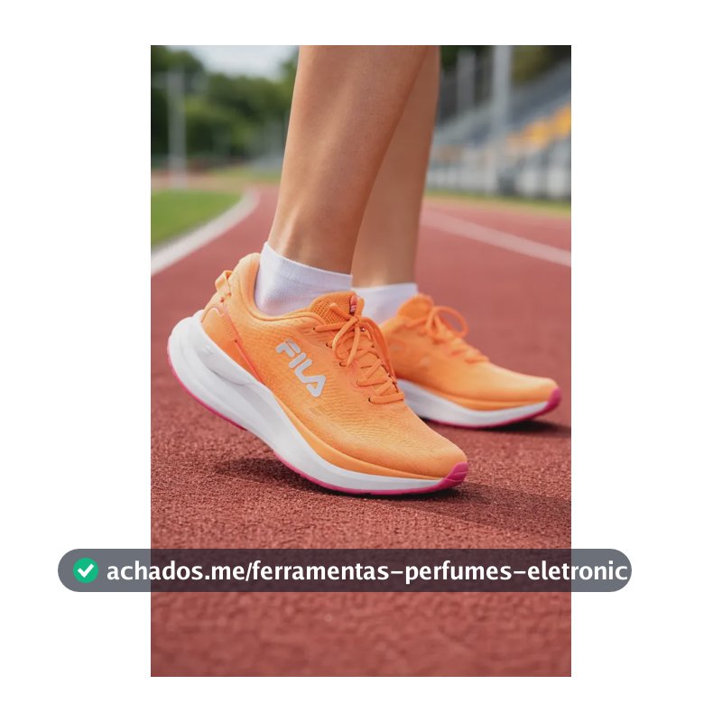 Tenis Fila Feminino Caminhada Corrida Treino Academia Promo Laranja 38 Br