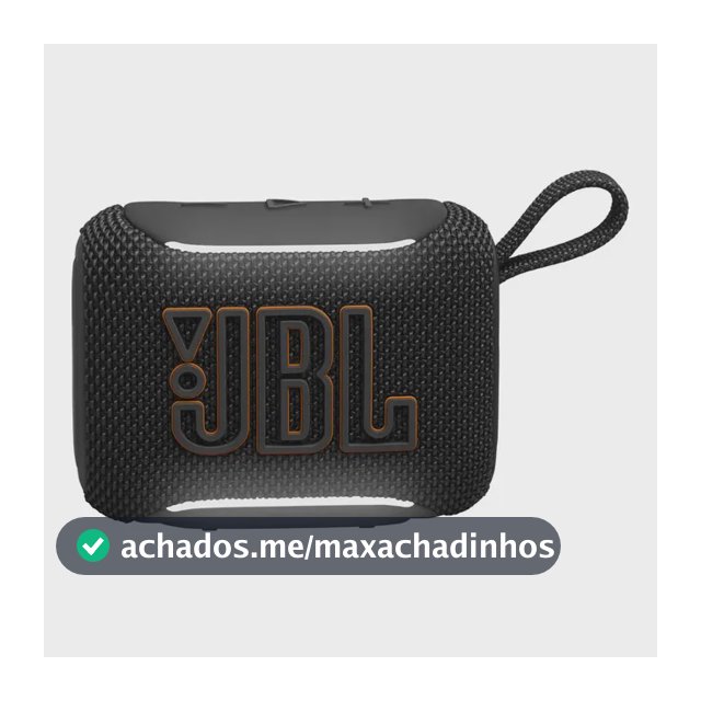 Caixa Som Jbl Go 5 Bluetooth Portátil Prova Dágua Preto
