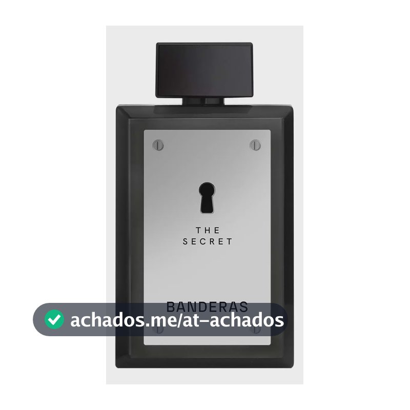 Perfume Masculino Banderas The Secret EDT 200 ml - Oriental Especiado Fresco - Perfume importado masculino de Banderas, expressa masculinidade e sensualidade.