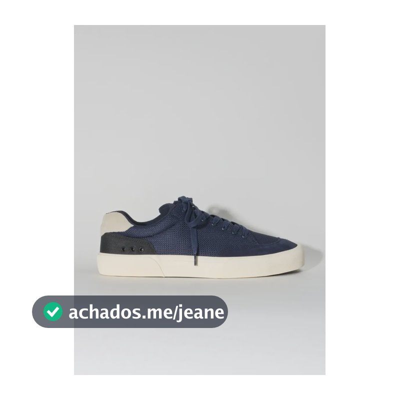 Tênis Masculino Light Laces Osklen Marinho Liso 43 Br