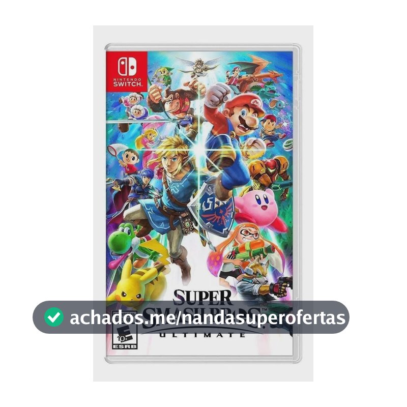 Super Smash Bros Ultimate Nintendo Switch Mídia Física