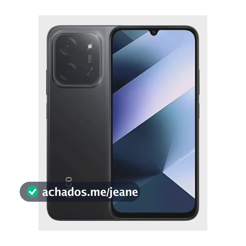 Celular Xiaomi Poco C85 4g (128) - Versão Global Preto