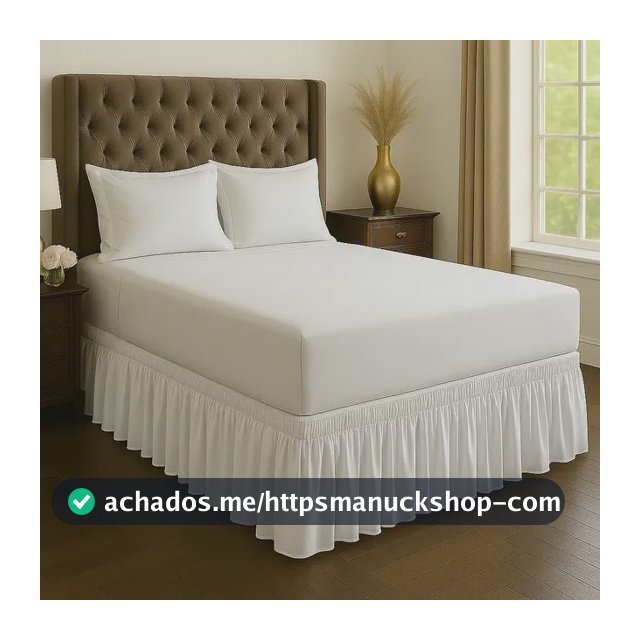 Saia 2 Elástico Box Casal Queen Protetora Ajustável Barato