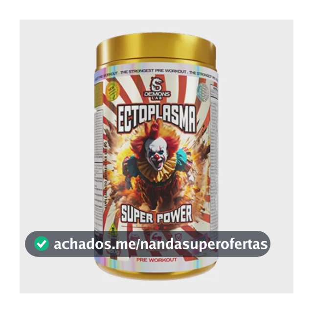 Cafeína Demons Lab Pré Treino Ectoplasma em pó sabor Tutti frutti x 480g