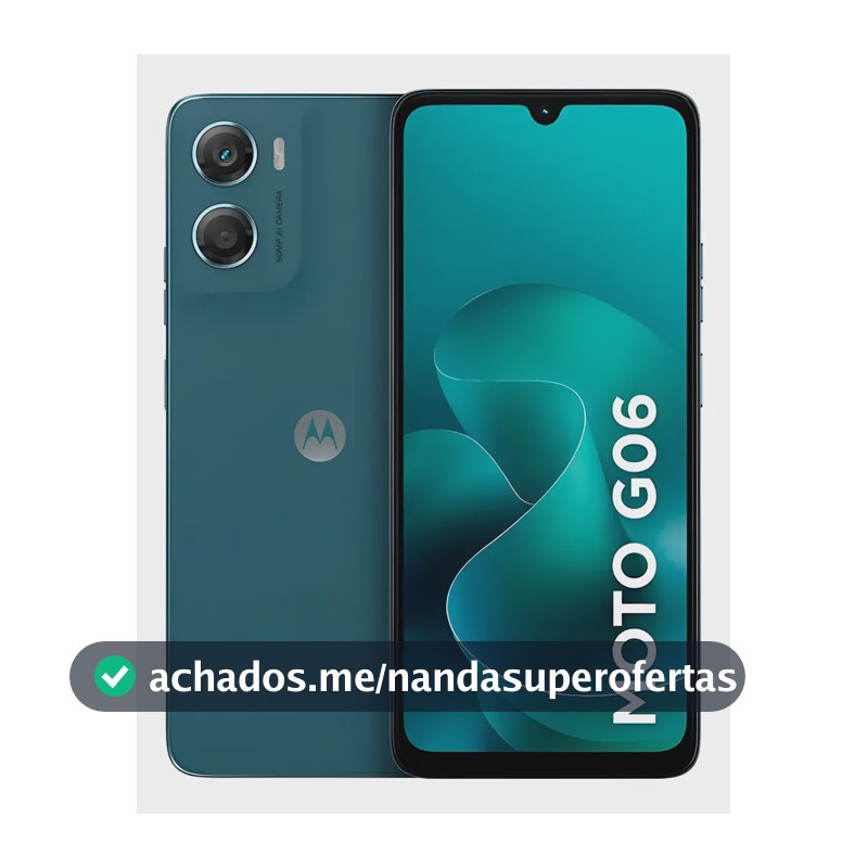 Smartphone Motorola Moto G06 4g 6.9pol 128gb 4gb Câmera 50mp Azul