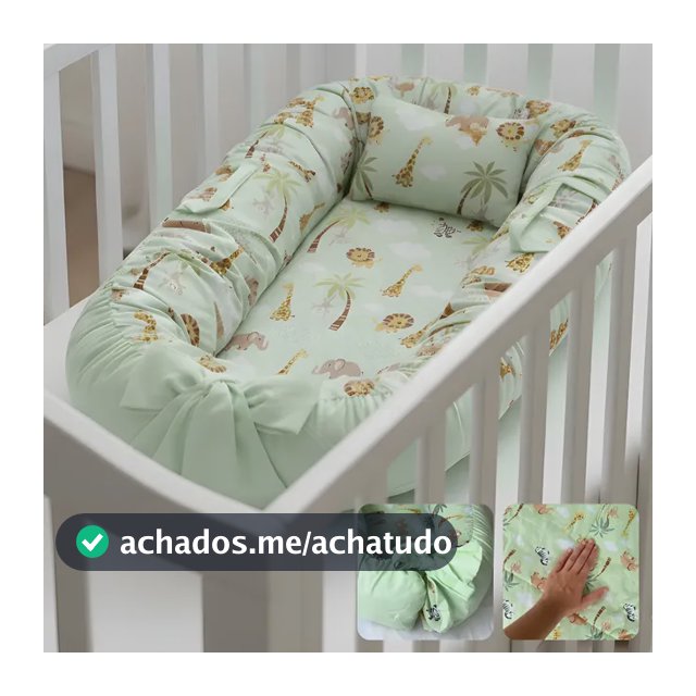 Ninho Bebê Menino (a) Recem Nascido Maternidade Linha Safari