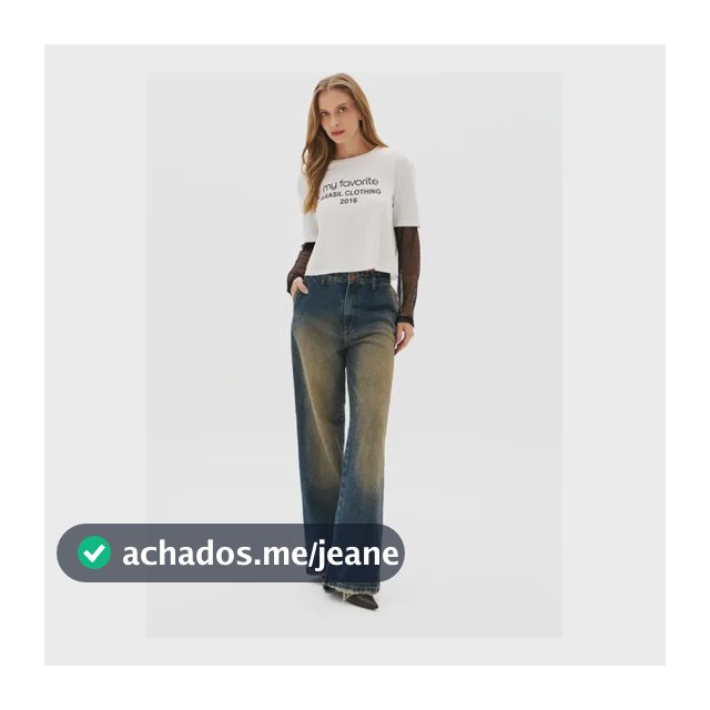 T-shirt Cropped Manga De Tela Branco G