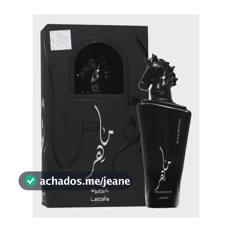 Perfume Lattafa Maahir Black Eau De Parfum 100ml