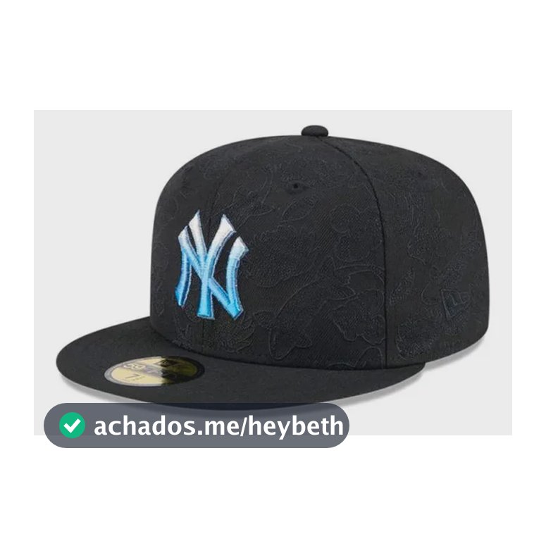 Boné New Era 59fifty Fitted New York Yankees Tonal Koi Preto Gg