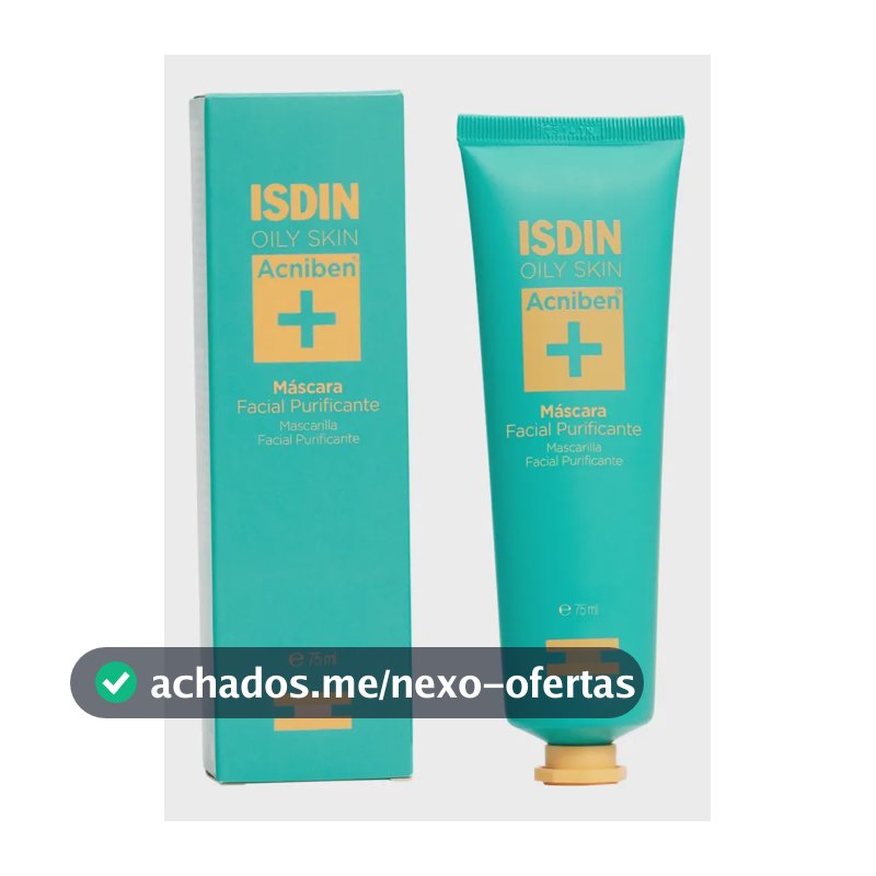 ISDIN Acniben Máscara Facial Purificante Antioleosidade - 75ml