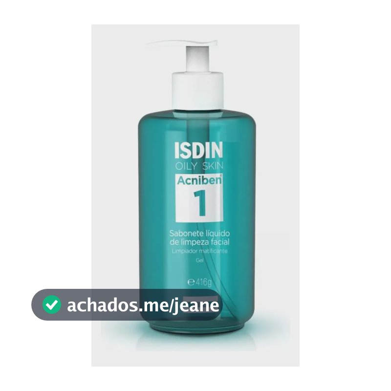 ISDIN Acniben Sabonete Líquido Facial Antioleosidade em Gel - 416g