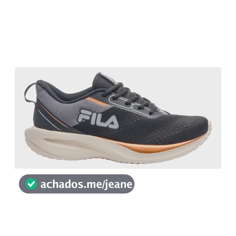 Tenis Fila Rise Up Feminino Treino Academia Original Preto 39 Br