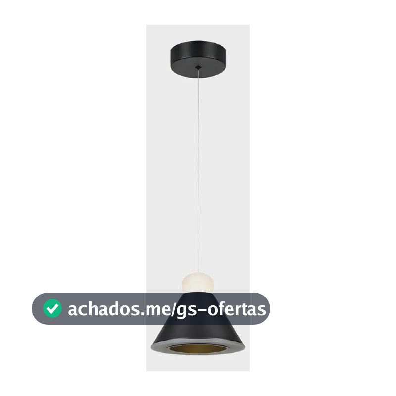 Pendente Led Cone Para Balcão Mesa Bancada Área Gourmet