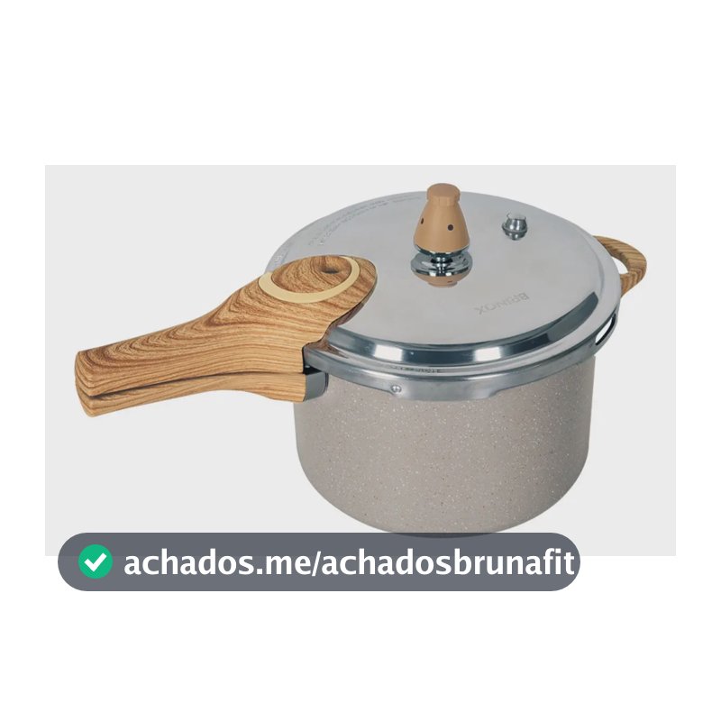 Panela De Pressão Ceramic Life Pressure 4,2l Areia Brinox