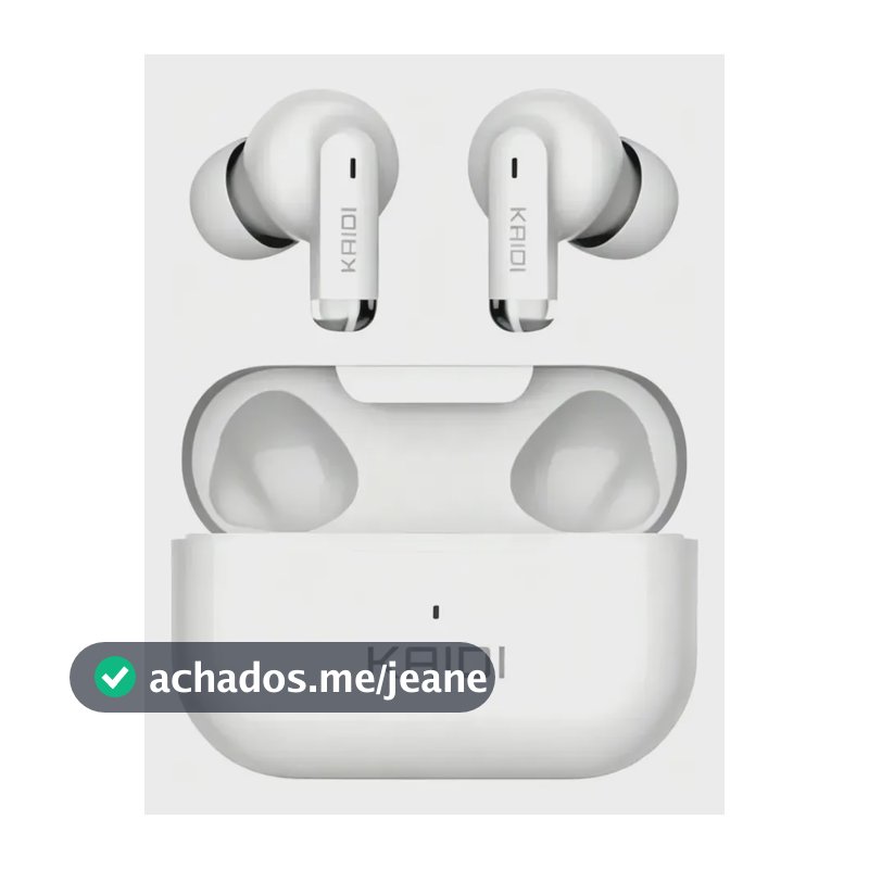 Fones De Ouvido Bluetooth Kaidi Kd 780 - Som De Qualidade Branco