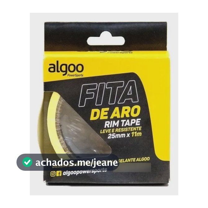 Fita Aro Tubeless 25mm x 11m Polipropileno Bicicleta Algoo