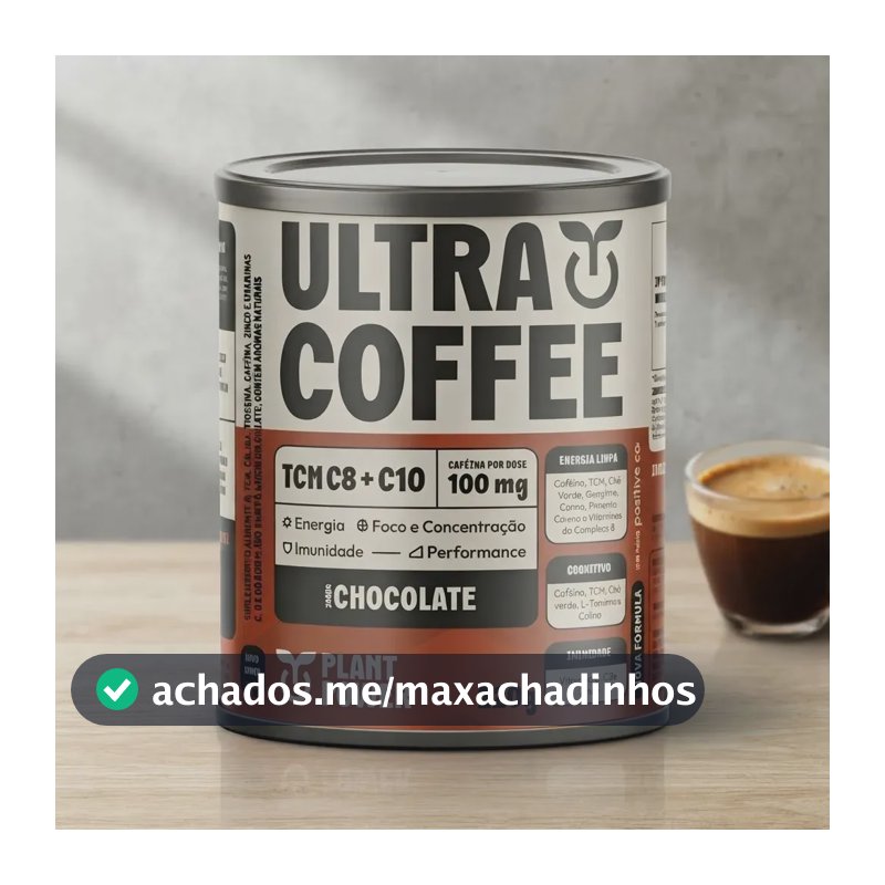 Ultracoffee 220g Plant Power Sabor Chocolate