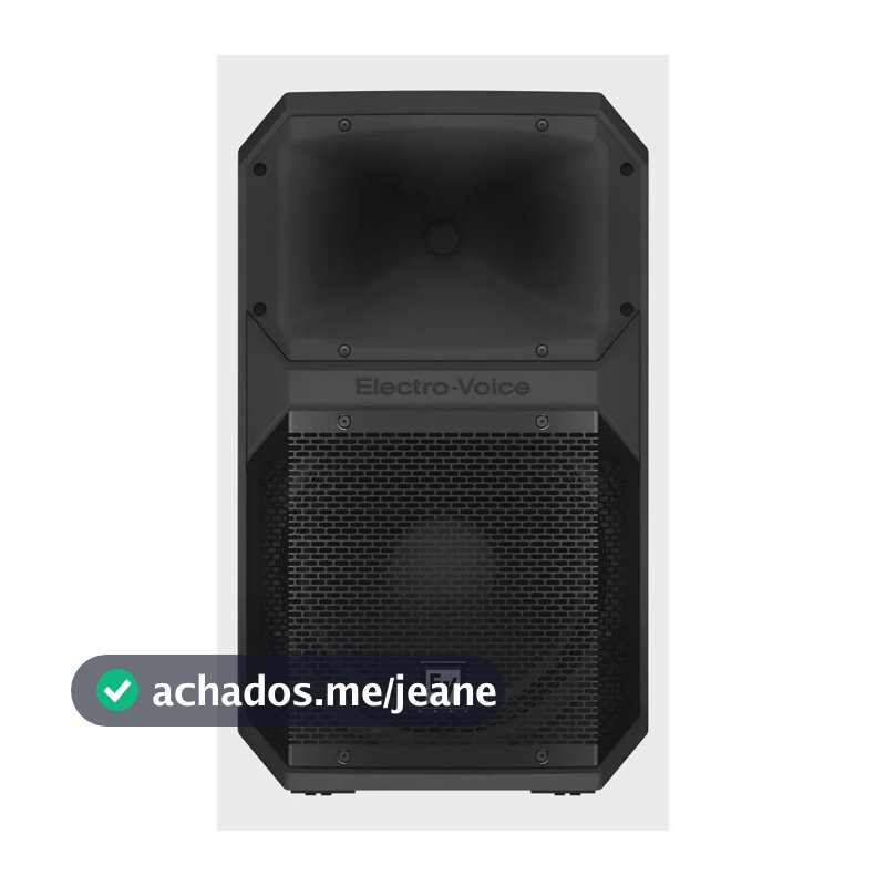 Caixa De Som Portátil Electro Voice Eviva 12p Preto 127/220v