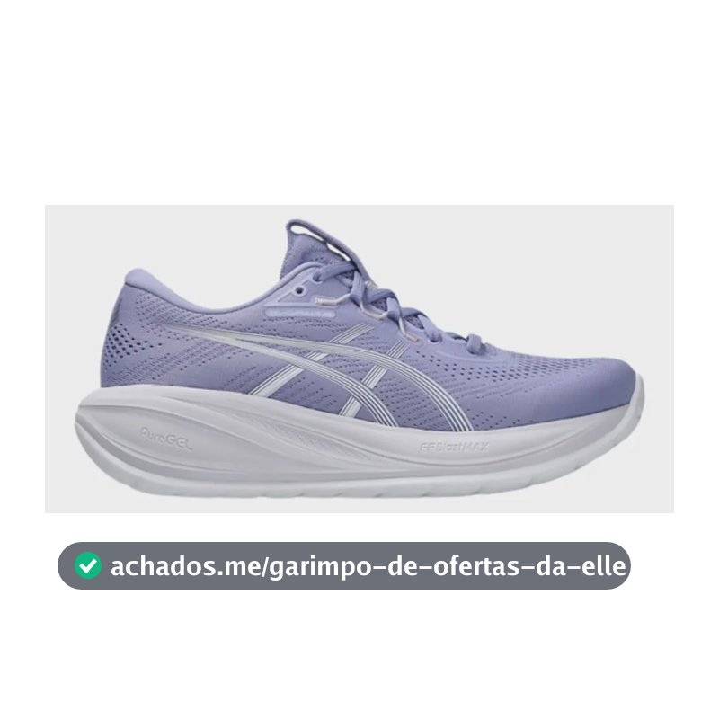 Tênis Feminino Asics Gel-cumulus 28 Corrida E Treino Lilás/branco Liso 37 Br