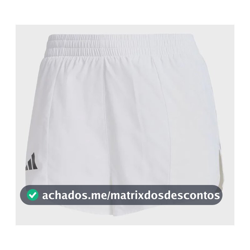 Shorts Corrida Adizero Essentials adidas Branco Liso G