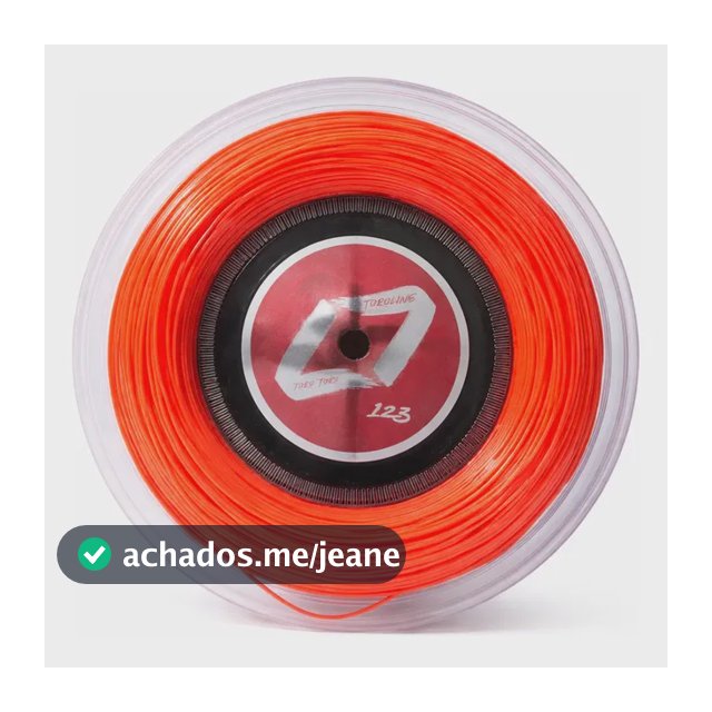 Rolo De Corda Toroline Toro Toro 1.23mm 100m Laranja Neon 1.23 Mm Laranja