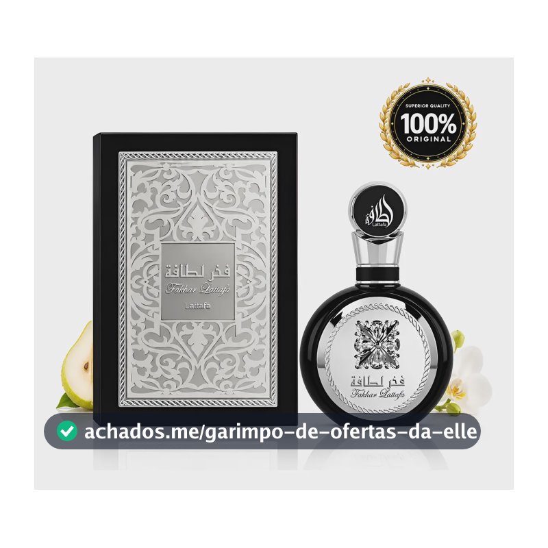 Perfume Árabe Lattafa Fakhar Black 100ml Masculino