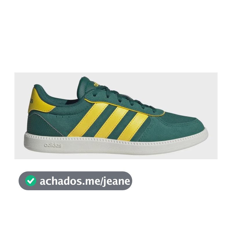 Breaknet Elegante Tênis Juvenil adidas Verde 33 Br