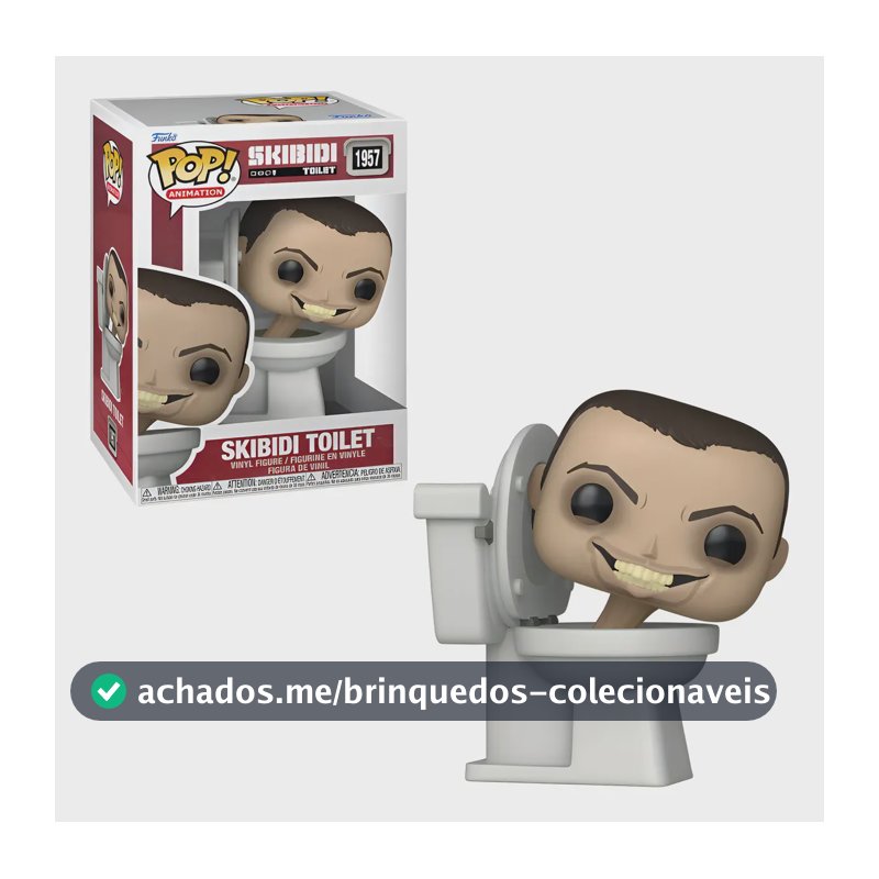 Boneco Funko Pop! Skibidi Toilet - Skibidi Toilet