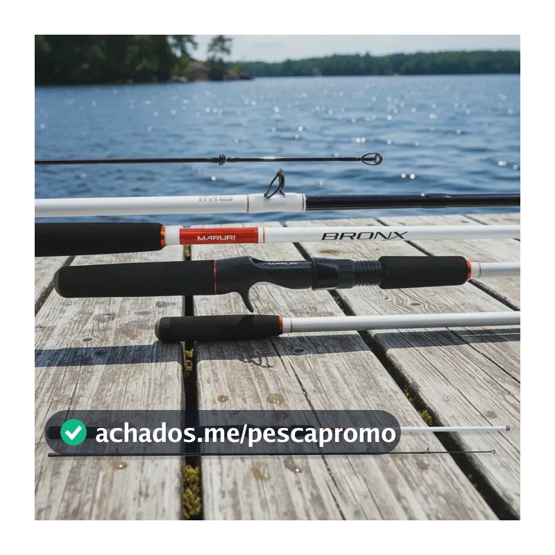Vara Maruri Bronx 2,40m 60lb Para Carretilha 2 Partes