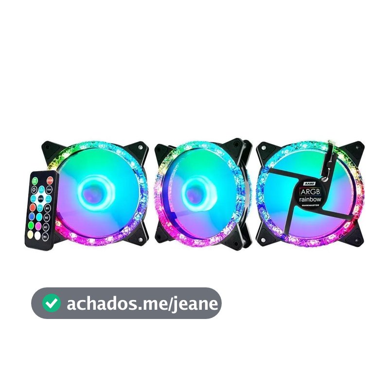 Kit 3 Cooler Fan Argb K-mex Aabdk1