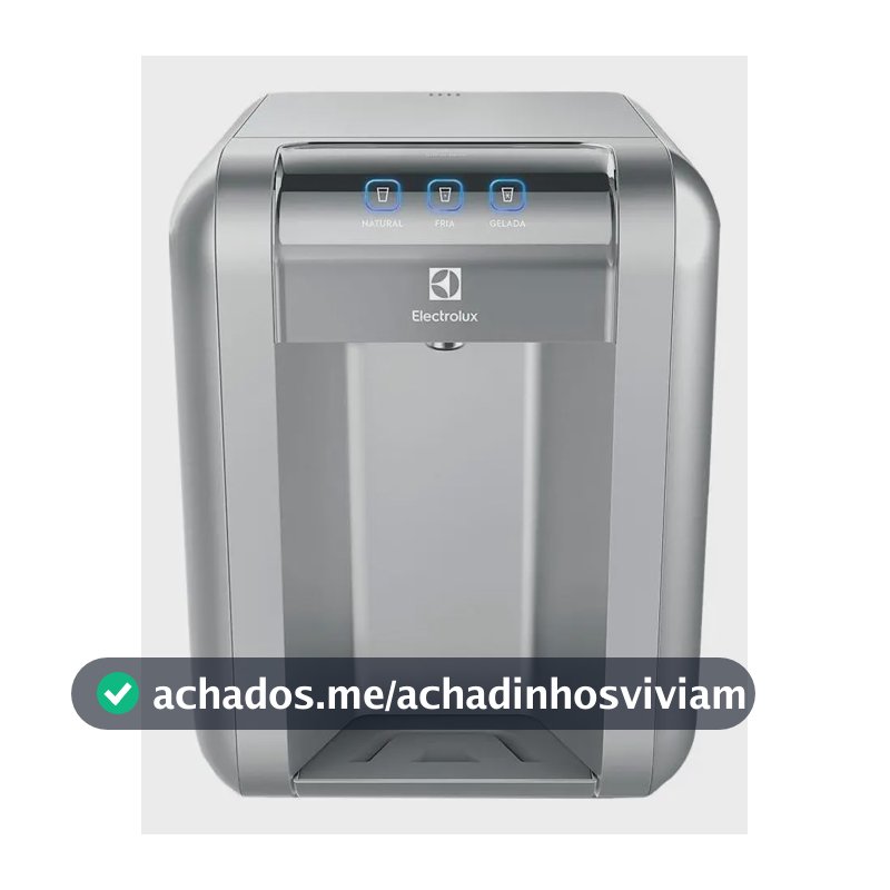 Purificador De Água Electrolux Gelada/fria/natural Pe11x Bivolt Prateado
