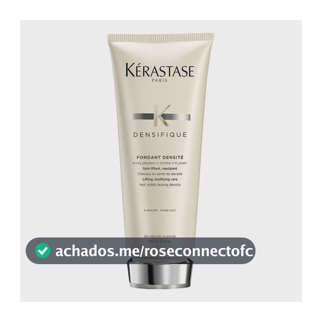 Condicionador Densificante para Cabelos Finos e Ralos com Ácido Hialurônico, Volume Brilho e Fortalecimento Capilar, Densifique Fondant Densité Kérastase, 200ml