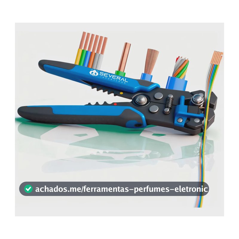 Alicate Desencapador e Crimpador Automático 8 para Fios de 0.2 a 6.0 mm2