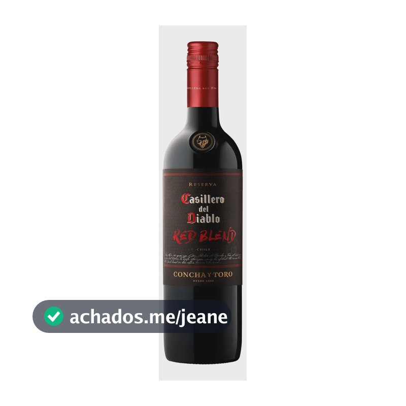 Vinho Chileno Tinto Reserva Casillero Del Diablo Red Blend 750ml