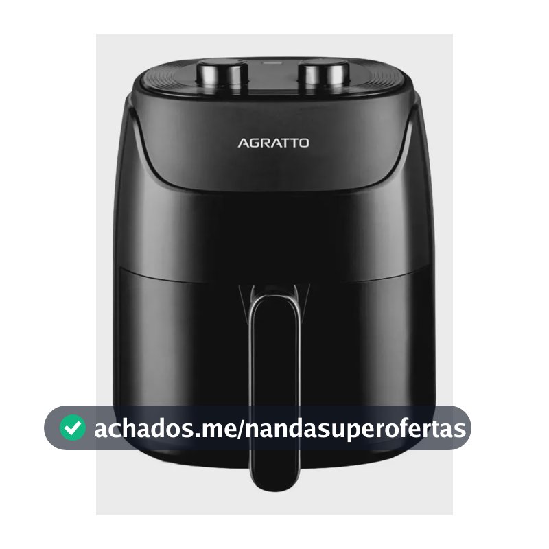 Air Fryer Agratto Air Fryer Supremma De 4l Preto