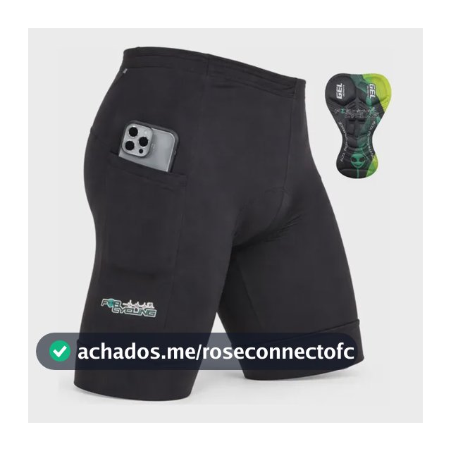 Bermuda Short Masculino Ciclismo Profissional Forro Gel D120