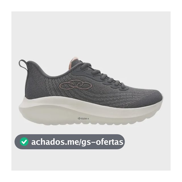 Tênis Feminino Olympikus Acqua Caminhada Original Cinza/rosa 37 Br