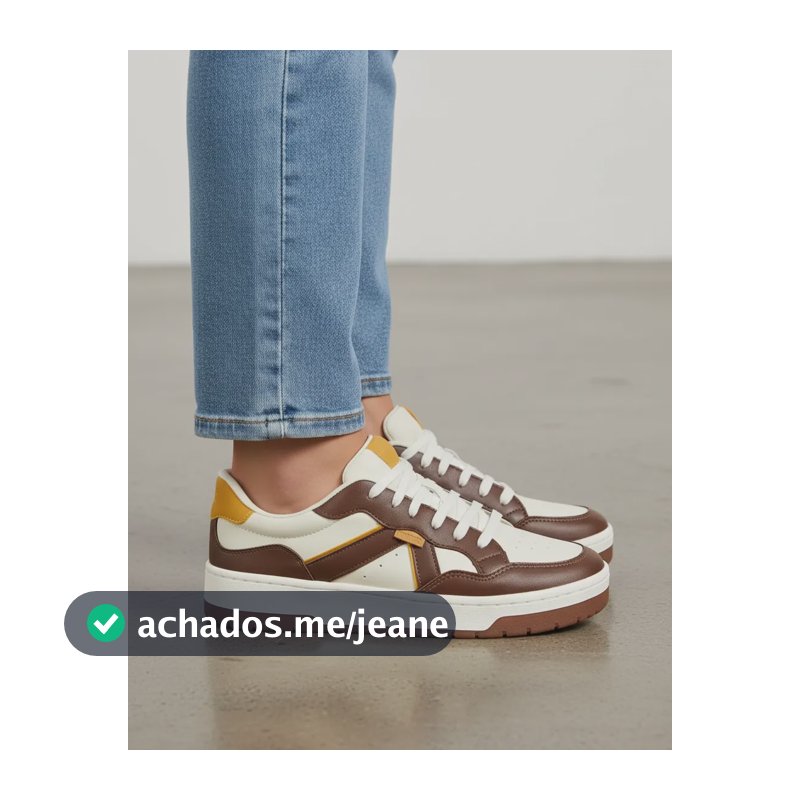 Tênis Feminino Recortes Kei Anacapri Multineutro Liso 34