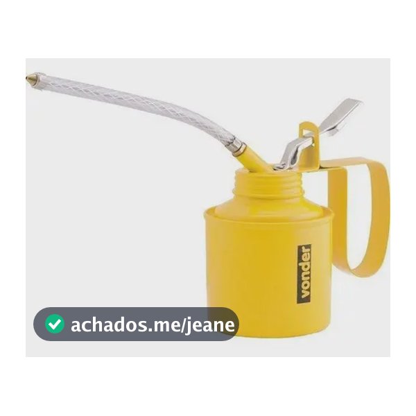 Almotolia Metálica Bico Flexível 500 Ml Vonder