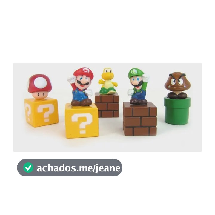 05 Bonecos Turma Mario  Super Nintendo Snes Barato Filme